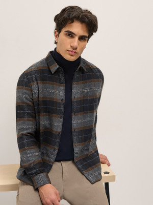 THE BEAR HOUSE Men Checkered Casual Multicolor Shirt