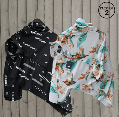 TIGERSNAKE Men Printed Casual Multicolor Shirt(Pack of 2)