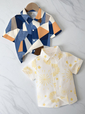 KIDOOZA Boys Printed Casual Multicolor Shirt