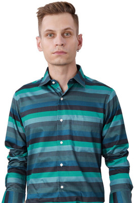 french crown Men Striped Casual Multicolor Shirt