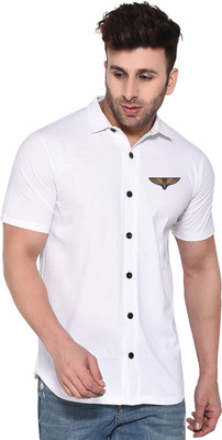 tfurnish Men Printed Casual Black Shirt