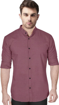 METRONAUT Men Solid Casual Red Shirt