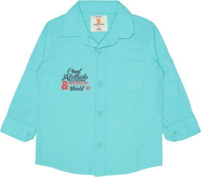 BodyCare Baby Boys Solid Casual Blue Shirt