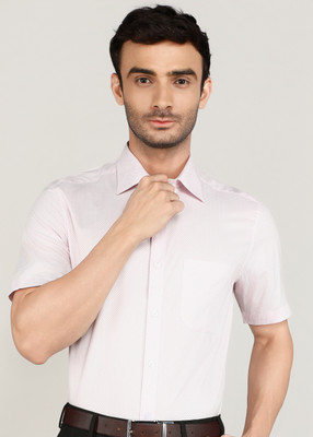 LOUIS PHILIPPE Men Printed Formal Pink Shirt