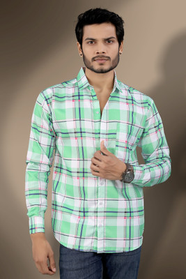 Marmic Fab Men Self Design Casual Multicolor Shirt