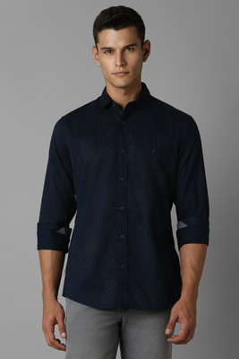 LOUIS PHILIPPE Men Printed Casual Blue Shirt