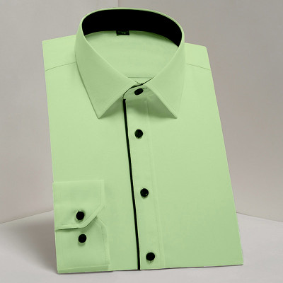 fashion corner Men Solid Formal Light Green Shirt