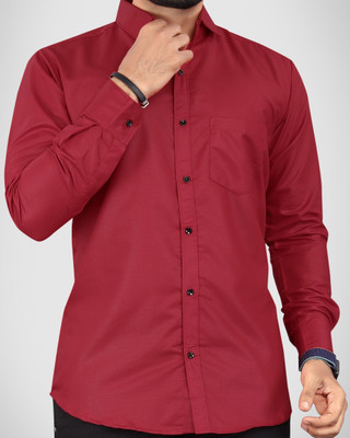 Arthz Fab Trends Men Solid Casual Black Shirt