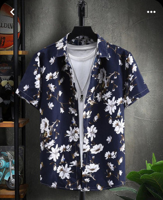 Zonly Men Self Design Casual Multicolor Shirt