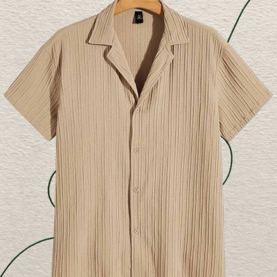 Rajaranchod Men Printed Casual Cream Shirt