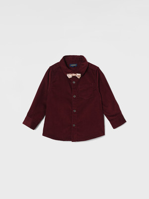 Juniors by Lifestyle Baby Boys Solid Casual Red Shirt