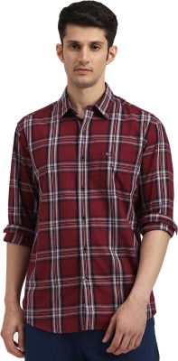 Arrow Sport Men Checkered Casual Maroon Shirt