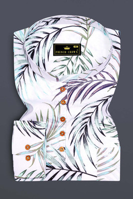 french crown Men Solid Casual Multicolor Shirt