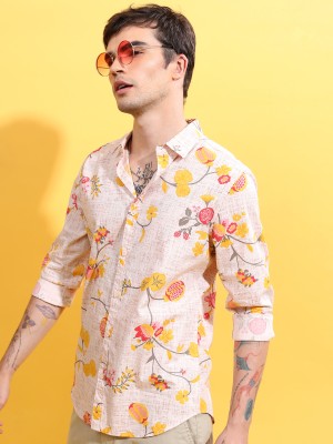 KETCH Men Floral Print Casual Multicolor Shirt