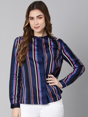 OXOLLOXO Women Striped Casual Multicolor Shirt