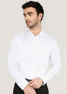 ARROW Men Solid Formal White Shirt