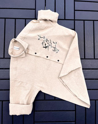 Abizzstore Retails Surat Men Printed Casual Cream Shirt