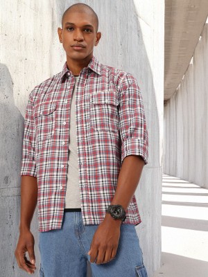 Kook N Keech Men Checkered Casual Multicolor Shirt