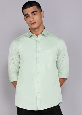 KILLER Men Solid Casual Light Green Shirt