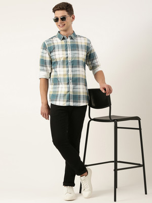 METRONAUT Men Checkered Casual Multicolor Shirt