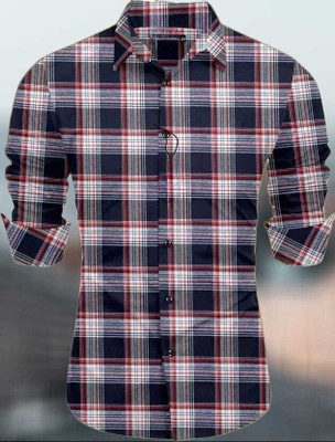 New4u creation Men Checkered Formal Multicolor Shirt