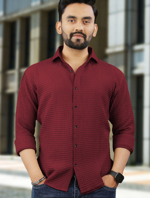 fitoda fashion Men Self Design Casual Multicolor Shirt