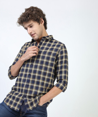 KETCH Men Checkered Casual Multicolor Shirt