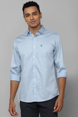 Allen Solly Men Printed Casual Light Blue, Black Shirt