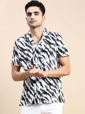 INVICTUS Men Printed Casual Black Shirt