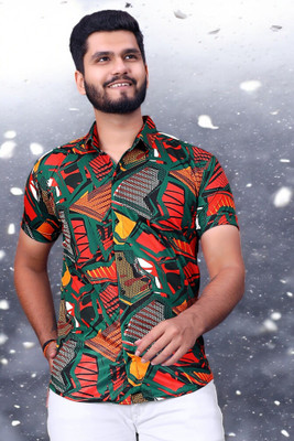 GCFAB Men Printed Casual Multicolor Shirt