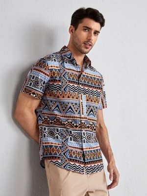 Shiv Enterprise Men Printed Casual Multicolor Shirt