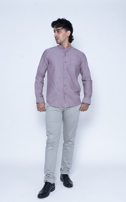 Nanzi Regular Fit Men Grey Trousers