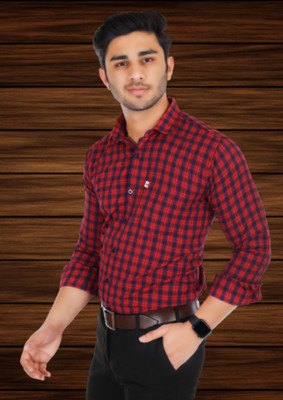 Arthz Fashion Trend Men Checkered Casual Multicolor Shirt