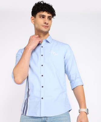 Pepe Jeans Men Striped Casual Blue Shirt