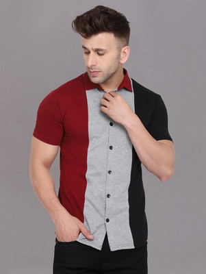 BEYOU FASHION Men Solid Casual Multicolor Shirt
