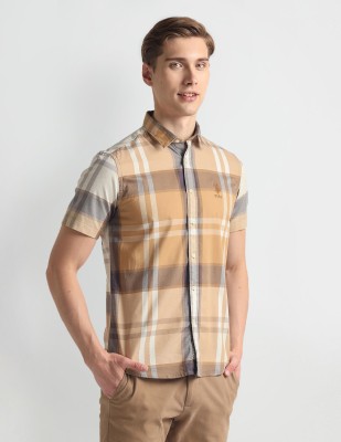 U.S. POLO ASSN. Men Checkered Casual Multicolor Shirt