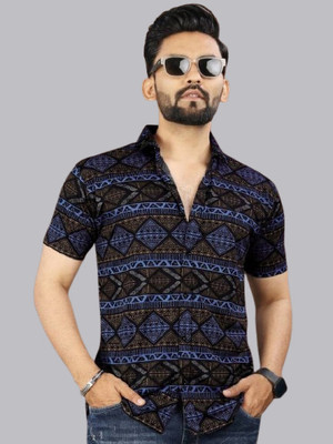 iCome Men Printed Casual Multicolor Shirt