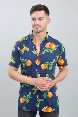white apple jns Men Printed Casual Multicolor Shirt