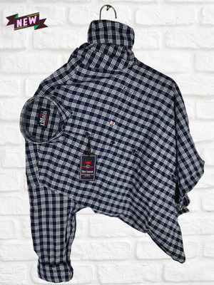 Marc Laurent Men Checkered Casual Multicolor Shirt