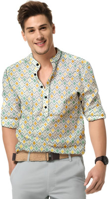 Stellalifestyle Men Printed Casual Multicolor Shirt