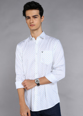 Allen Solly Men Printed Casual White Shirt
