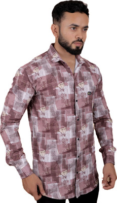GCFAB Men Printed Casual Multicolor Shirt