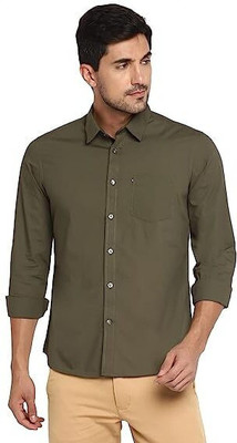 Super Weston Trend Men Solid Casual Brown Shirt