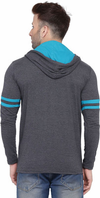 tfurnish Men Solid Casual Grey Shirt