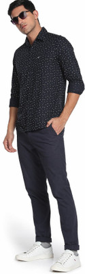 Arrow Sport Men Printed Casual Blue Shirt