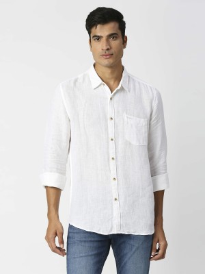 Pepe Jeans Men Solid Casual White Shirt