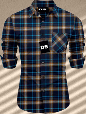 HEJAMAA CREATION Men Checkered Casual Multicolor Shirt