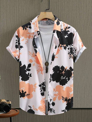 HouseOfCommon Men Printed Casual Multicolor Shirt