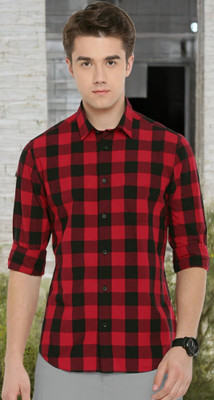 SHAH TEXTILES Men Checkered Casual Multicolor Shirt