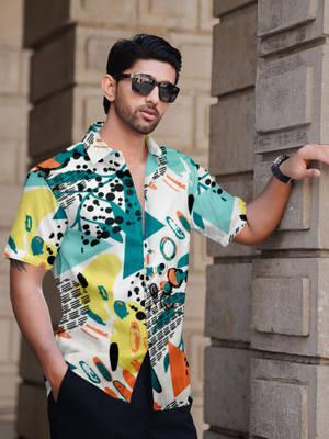 METRONAUT Men Printed Casual Multicolor Shirt